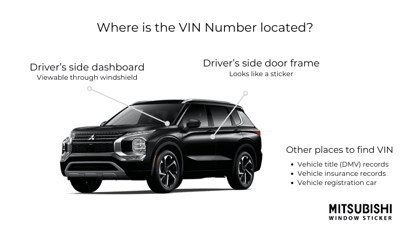 Toyota VIN location
